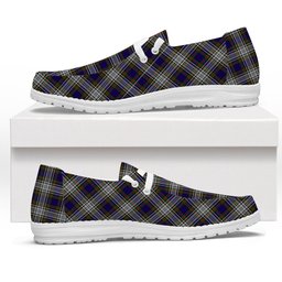 ScotsTee Shop Scottish Highfield Dress Tartan Plaid Canvas Loafer Shoes