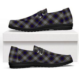 ScotsTee Shop Scottish Highfield Dress Tartan Plaid Canvas Loafer Shoes