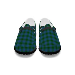 ScotsTee Shop Scottish Greenlaw American Tartan Plaid Canvas Loafer Shoes