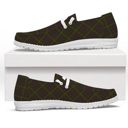 ScotsTee Shop Scottish Hall 1994 Tartan Plaid Canvas Loafer Shoes