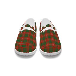 ScotsTee Shop Scottish Gregor of Balquhidder Ancient Tartan Plaid Canvas Loafer Shoes
