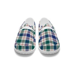 ScotsTee Shop Scottish Guthrie Dress Modern Tartan Plaid Canvas Loafer Shoes