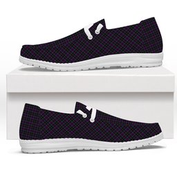 ScotsTee Shop Scottish Harriss Dylan & Family Tartan Plaid Canvas Loafer Shoes