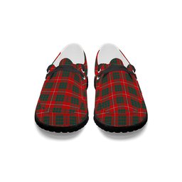 ScotsTee Shop Scottish Gregor of Balquhidder Modern Tartan Plaid Canvas Loafer Shoes