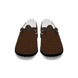 ScotsTee Shop Scottish Inches of Perth Tartan Plaid Canvas Loafer Shoes