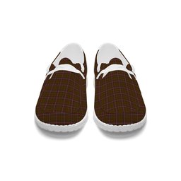 ScotsTee Shop Scottish Inches of Perth Tartan Plaid Canvas Loafer Shoes