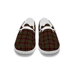 ScotsTee Shop Scottish Innes of Cowie Tartan Plaid Canvas Loafer Shoes