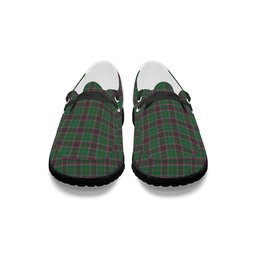 ScotsTee Shop Scottish Gray Hunting Modern Tartan Plaid Canvas Loafer Shoes