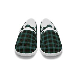ScotsTee Shop Scottish Hyslop Hunting Tartan Plaid Canvas Loafer Shoes