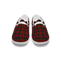 ScotsTee Shop Scottish Hay and Leith Tartan Plaid Canvas Loafer Shoes