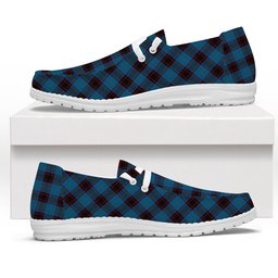 ScotsTee Shop Scottish Home Clans Originaux Tartan Plaid Canvas Loafer Shoes