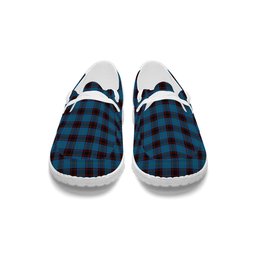 ScotsTee Shop Scottish Home Clans Originaux Tartan Plaid Canvas Loafer Shoes