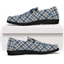 ScotsTee Shop Scottish Hannay Ancient Tartan Plaid Canvas Loafer Shoes