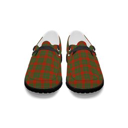 ScotsTee Shop Scottish Gregor of Cardney Ancient Tartan Plaid Canvas Loafer Shoes