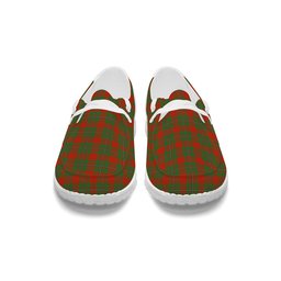 ScotsTee Shop Scottish Gregor of Cardney Ancient Tartan Plaid Canvas Loafer Shoes