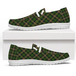 ScotsTee Shop Scottish Hamilton of Brandon Tartan Plaid Canvas Loafer Shoes