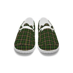 ScotsTee Shop Scottish Hamilton of Brandon Tartan Plaid Canvas Loafer Shoes