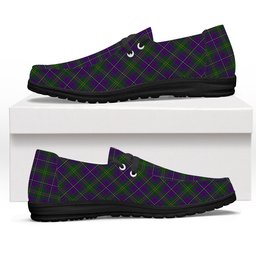ScotsTee Shop Scottish Hay of Megginch Tartan Plaid Canvas Loafer Shoes