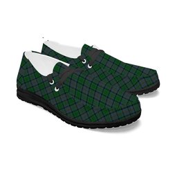 ScotsTee Shop Scottish Hope Vere Lochcarron Tartan Plaid Canvas Loafer Shoes