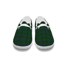 ScotsTee Shop Scottish Henderson MacKendrick Tartan Plaid Canvas Loafer Shoes