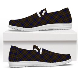 ScotsTee Shop Scottish Highfield Hunting Tartan Plaid Canvas Loafer Shoes
