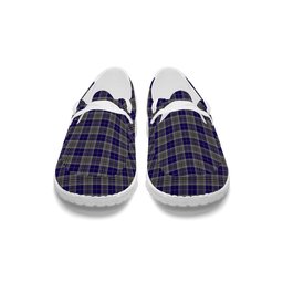 ScotsTee Shop Scottish Hanna of Stirlingshire Tartan Plaid Canvas Loafer Shoes