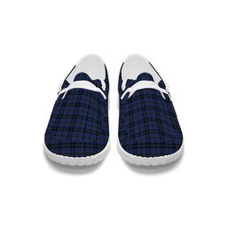 ScotsTee Shop Scottish Hope-Weir Weir 1 Tartan Plaid Canvas Loafer Shoes