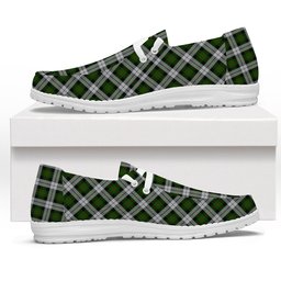 ScotsTee Shop Scottish Gunn Mrs Jane of Kirkhill House Wick Tartan Plaid Canvas Loafer Shoes