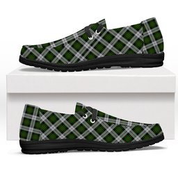 ScotsTee Shop Scottish Gunn Mrs Jane of Kirkhill House Wick Tartan Plaid Canvas Loafer Shoes