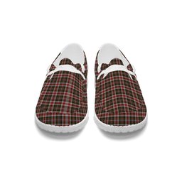 ScotsTee Shop Scottish Jacobite Dress 1 Tartan Plaid Canvas Loafer Shoes