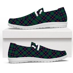 ScotsTee Shop Scottish Irvine Glenn Tartan Plaid Canvas Loafer Shoes