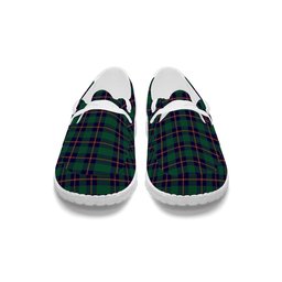 ScotsTee Shop Scottish Irvine Glenn Tartan Plaid Canvas Loafer Shoes