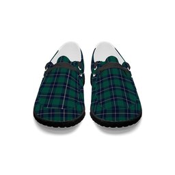 ScotsTee Shop Scottish Irvine Modern Tartan Plaid Canvas Loafer Shoes