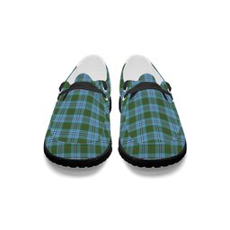 ScotsTee Shop Scottish Irvine of Glentulchan Modern Tartan Plaid Canvas Loafer Shoes