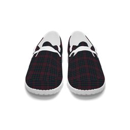 ScotsTee Shop Scottish Jrgensen of Taasingee Tartan Plaid Canvas Loafer Shoes