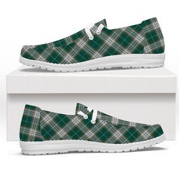 ScotsTee Shop Scottish Kelso Modern Clan Tartan Plaid Canvas Loafer Shoes