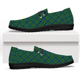ScotsTee Shop Scottish Johnstone Originaux Ancient Clan Tartan Plaid Canvas Loafer Shoes