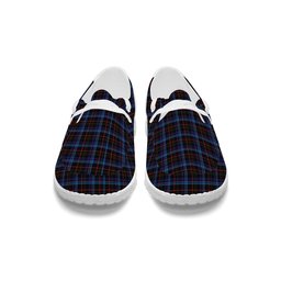 ScotsTee Shop Scottish Kennedy Irish Tartan Plaid Canvas Loafer Shoes