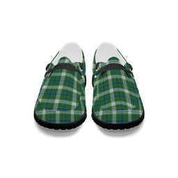 ScotsTee Shop Scottish Johnston Dress Ancient Tartan Plaid Canvas Loafer Shoes