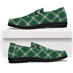 ScotsTee Shop Scottish Johnston Dress Ancient Tartan Plaid Canvas Loafer Shoes