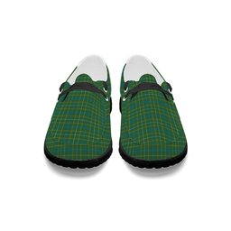 ScotsTee Shop Scottish Kennedy Irish Modern Tartan Plaid Canvas Loafer Shoes