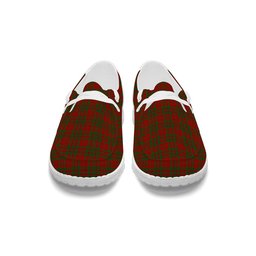 ScotsTee Shop Scottish Livingstone 2 Tartan Plaid Canvas Loafer Shoes