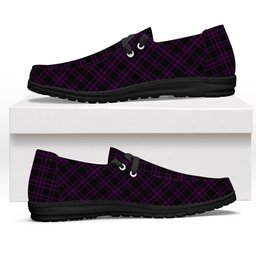 ScotsTee Shop Scottish Leonard Hunting Tartan Plaid Canvas Loafer Shoes