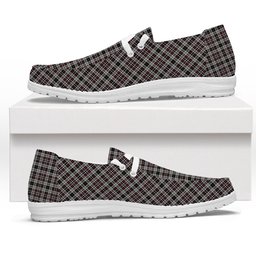 ScotsTee Shop Scottish Little Arisaid Tartan Plaid Canvas Loafer Shoes