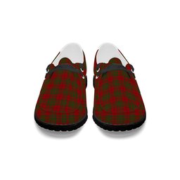ScotsTee Shop Scottish MacAlister of Glenbarr Tartan Plaid Canvas Loafer Shoes