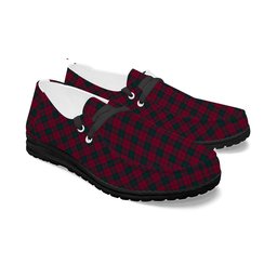 ScotsTee Shop Scottish Lindsay 1 Tartan Plaid Canvas Loafer Shoes