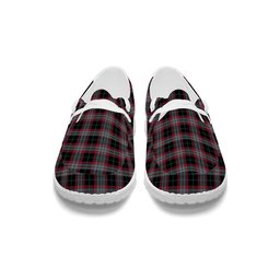 ScotsTee Shop Scottish Lindsay Hunting Modern Tartan Plaid Canvas Loafer Shoes