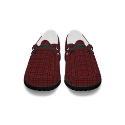 ScotsTee Shop Scottish MacAlister 1831 Tartan Plaid Canvas Loafer Shoes