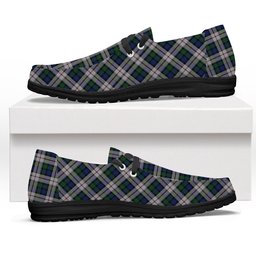 ScotsTee Shop Scottish Lauder Dress Tartan Plaid Canvas Loafer Shoes