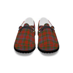 ScotsTee Shop Scottish Lumsden of Kintore Ancient Tartan Plaid Canvas Loafer Shoes